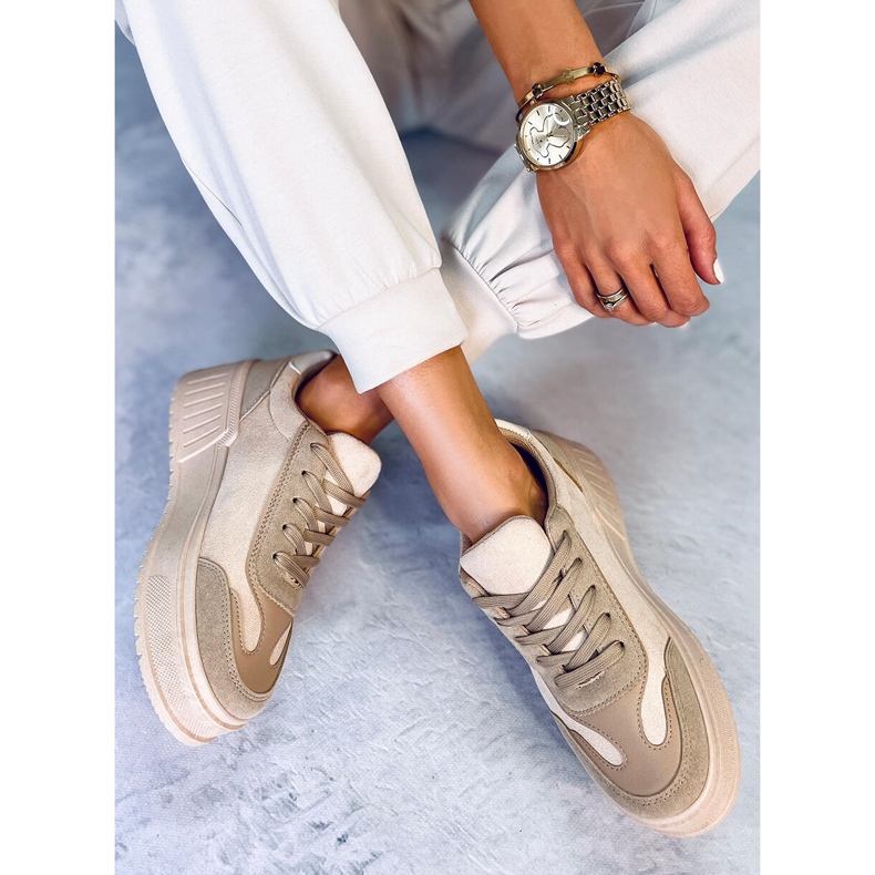 BM Adidași cu platformă Foret Khaki bej 2