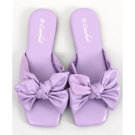 Tobogane Minnen Purple Bow violet 2