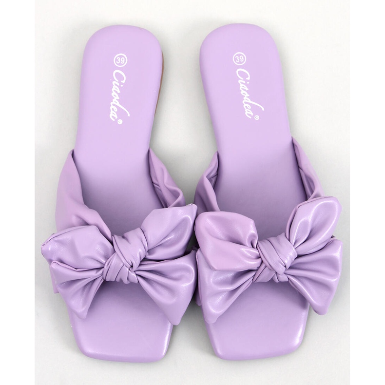 Tobogane Minnen Purple Bow violet 2