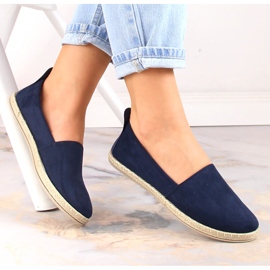 Espadrile cu slip-on Potocki 16009 de damă bleumarin albastru marin 2