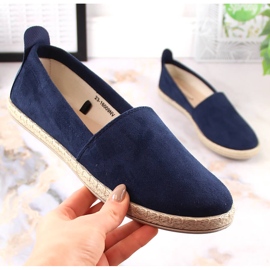 Espadrile cu slip-on Potocki 16009 de damă bleumarin albastru marin 5