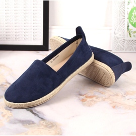Espadrile cu slip-on Potocki 16009 de damă bleumarin albastru marin 8