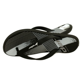 Papuci barbati Rider 83419 AH973 Negru/Alb 6