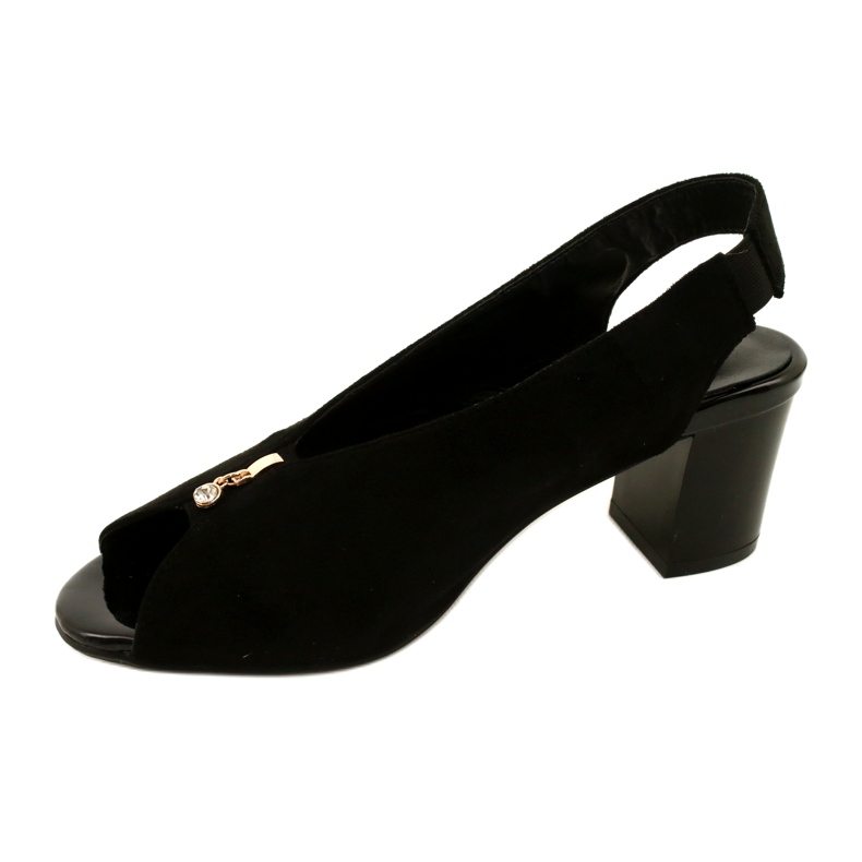 Sandale pentru femei pe Daszyński Post SA169-6 Negru 2