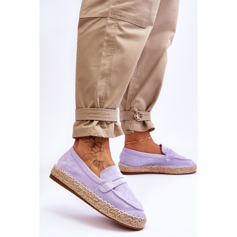 FI1 Espadrile din piele intoarsa pentru dama Violet Keyla 2 FI1 Espadrile din piele intoarsa pentru dama Violet Keyla 2