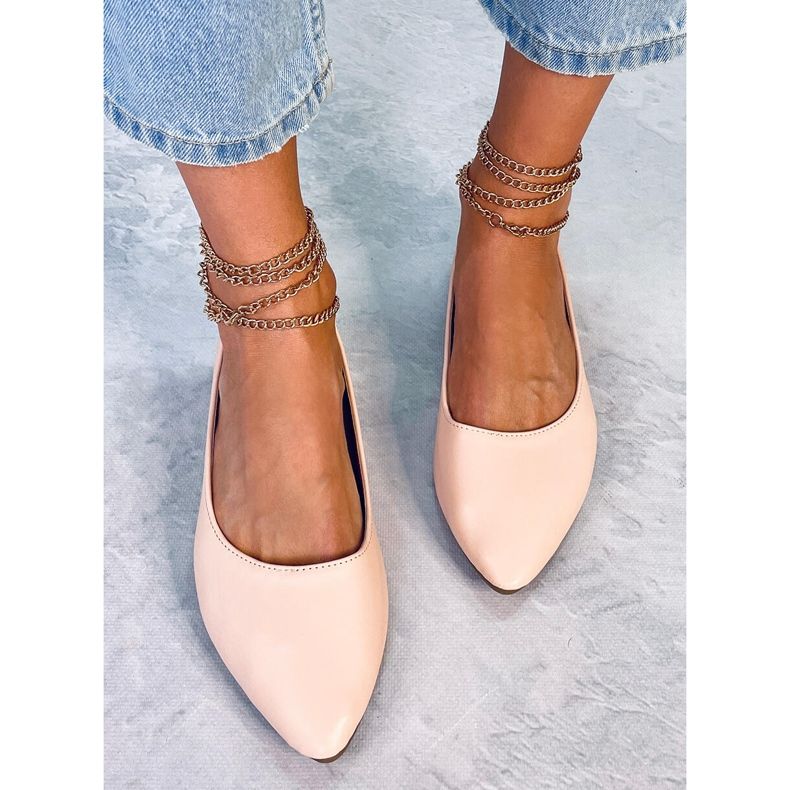 PA1 Balerini din lanț Junri Nude roz 2