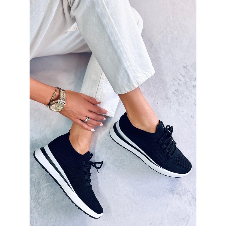 PA1 Barthel Pantofi sport cu șosetă neagră negru 1