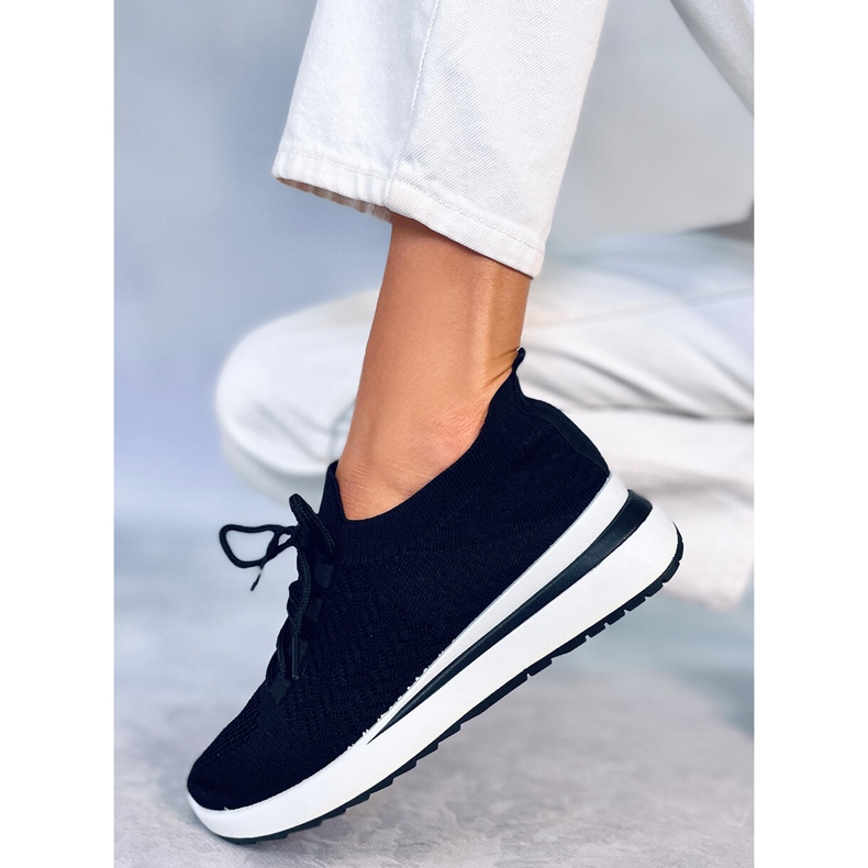 PA1 Barthel Pantofi sport cu șosetă neagră negru 2