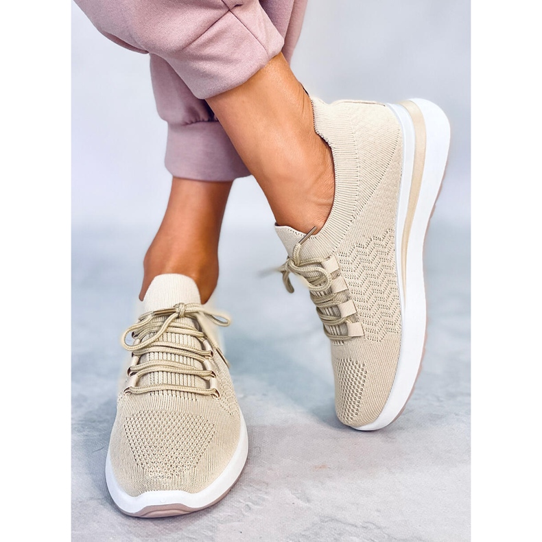 PA1 Pantofi sport cu șosete Barthel Beige bej 1