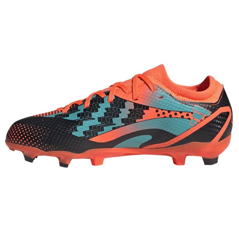 Pantofi de fotbal Adidas X Speedportal Messi.3 Fg Jr GZ5145 portocale portocale si rosii 1