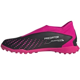 Adidas Predator Accuracy.3 Ll Tf Jr GW7092 pantofi de fotbal roz negru 1