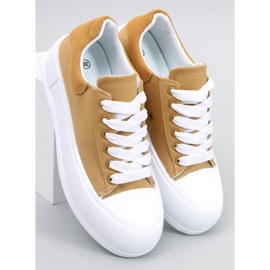 Adidași Takao Ginger cu talpă groasă galben 1