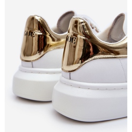 Pantofi sport pentru femei GOE LL2N4011 Alb-Auriu 1