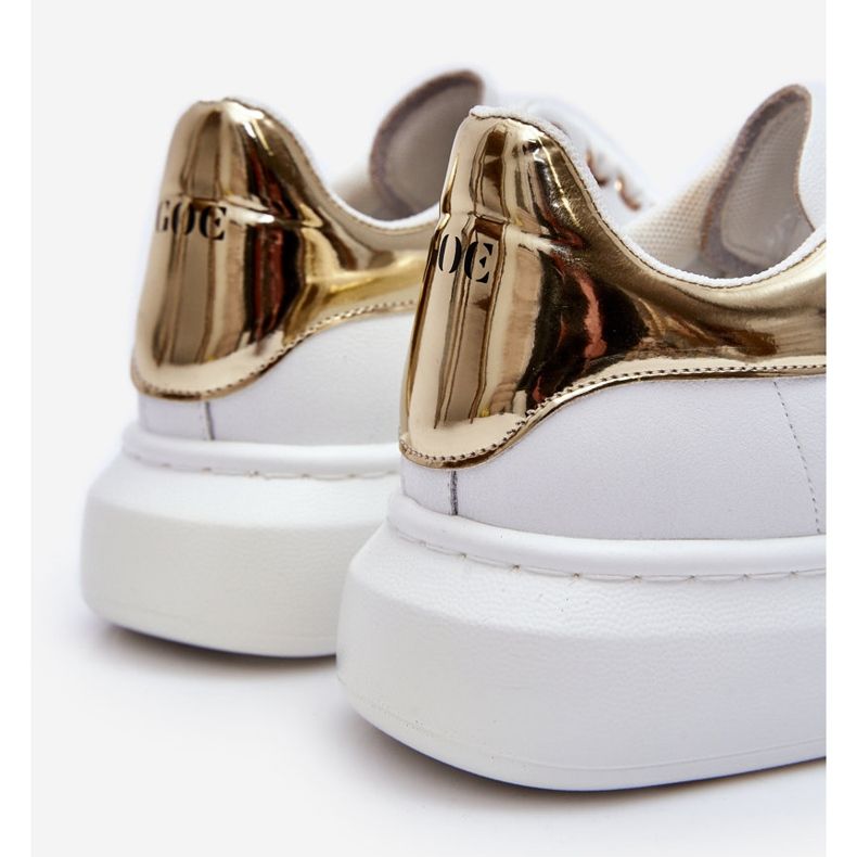 Pantofi sport pentru femei GOE LL2N4011 Alb-Auriu 1