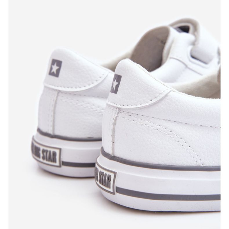 Pantofi clasici cu velcro Big Star LL274A205 Alb 2