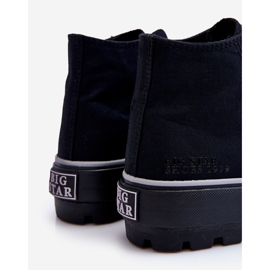 Pantofi cu platformă textilă înaltă Big Star LL274155 Negri negru 1