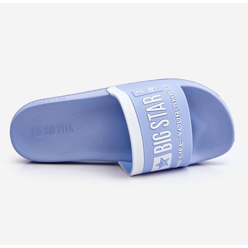 Papuci de damă Big Star Light LL274734 Albastru deschis 2
