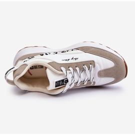 Pantofi de damă cu sistem de spumă cu memorie Big Star LL274957 Alb 1