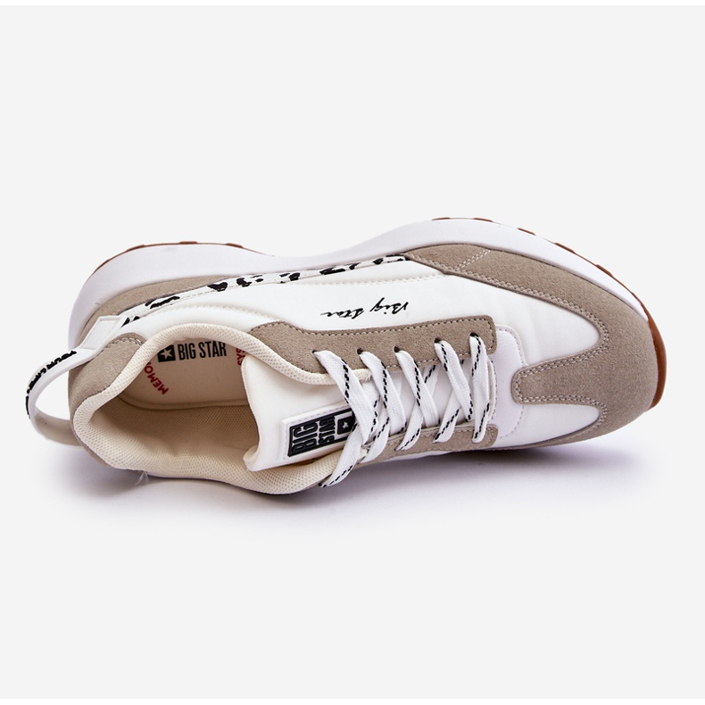 Pantofi de damă cu sistem de spumă cu memorie Big Star LL274957 Alb 1