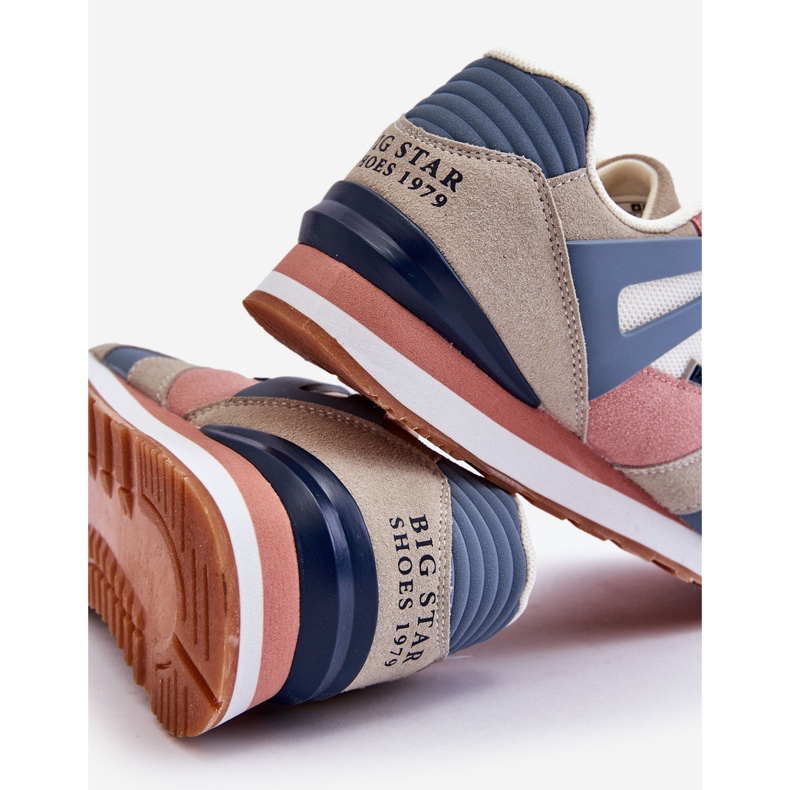 Pantofi comozi pentru damă, spumă cu memorie Big Star LL274951 Albastru 2