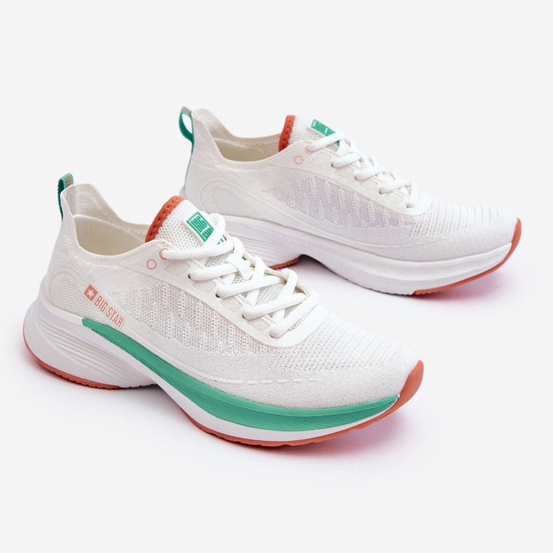 Pantofi sport ușori Sistem de spumă cu memorie Big Star LL274328 Alb 1