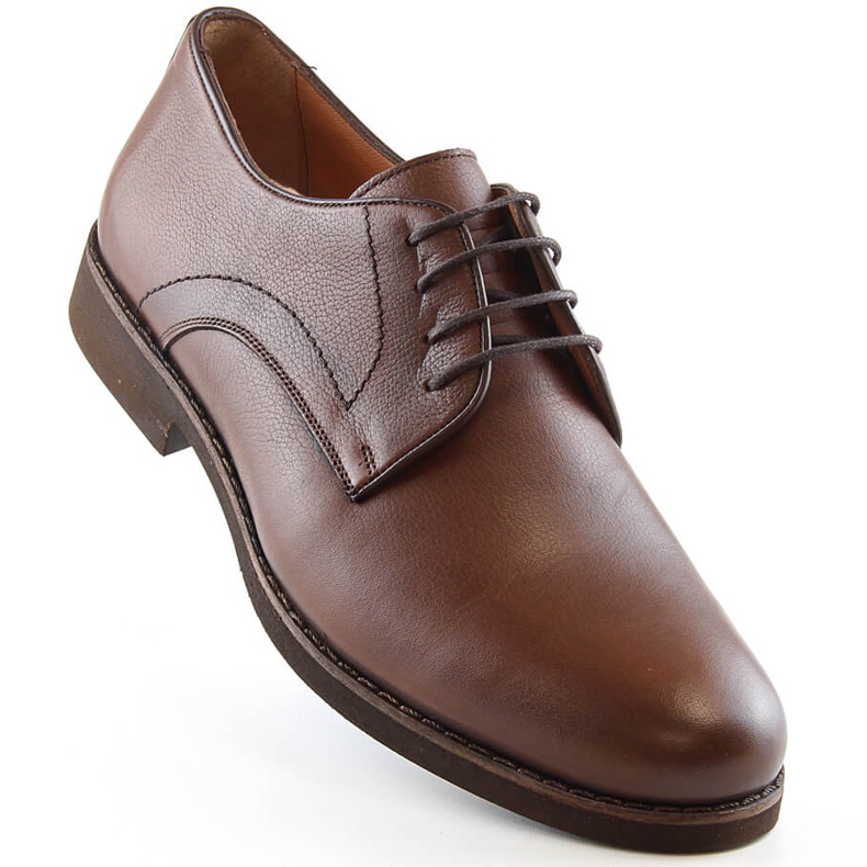 Pantofi cu șireturi din piele maro pentru bărbați T.Sokolski W21-903 1