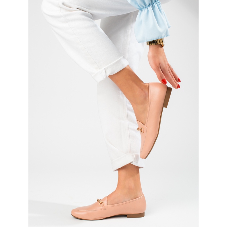 Mocasini roz dama VINCEZA 2