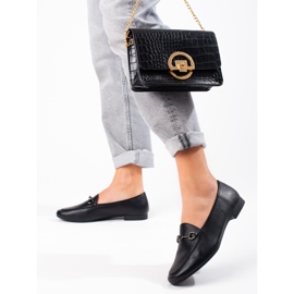 Mocasini negri de dama VINCEZA negru 1