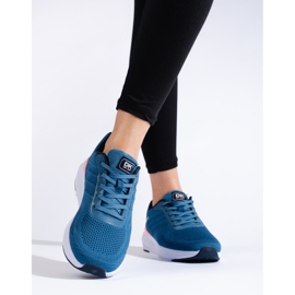 Pantofi sport de dama DK albastru din material textil 1
