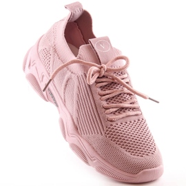 Pantofi sport dama slip-on roz pudrat Vinceza 13574 1 Pantofi sport dama slip-on roz pudrat Vinceza 13574 1