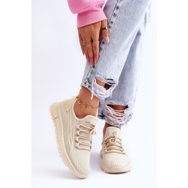 FB2 Pantofi Sport Slip-on dama Pantofi Bej Rosett 1