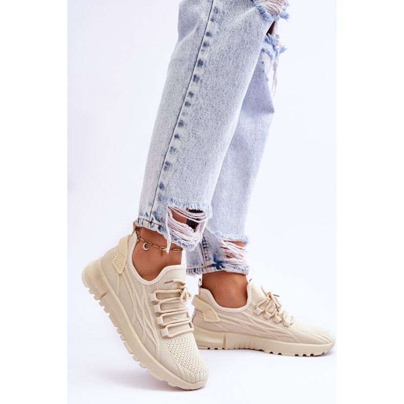 FB2 Pantofi Sport Slip-on dama Pantofi Bej Rosett 2