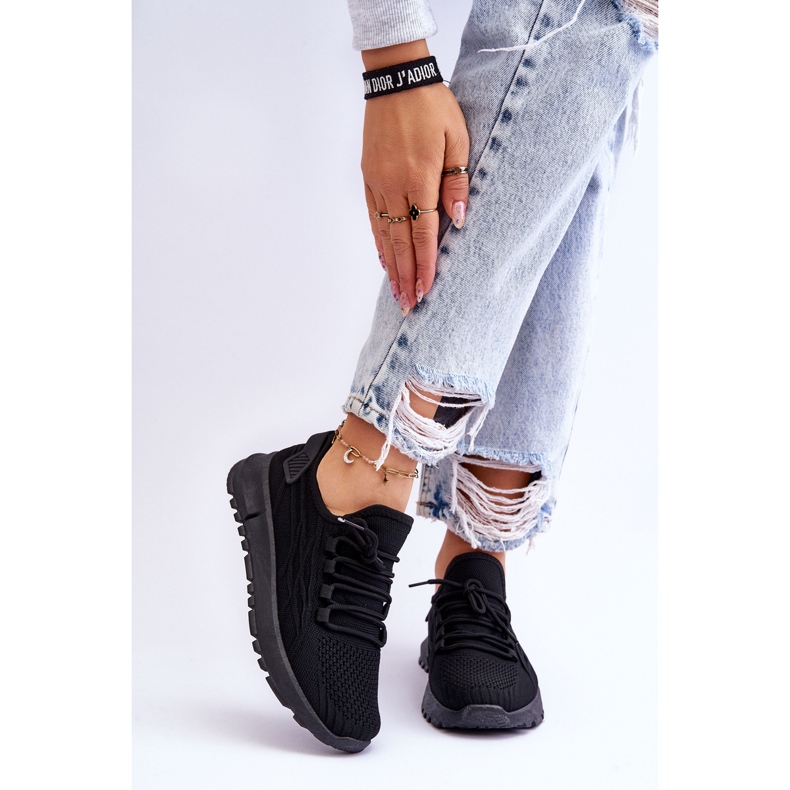 FB2 Pantofi sport slip-on pentru damă, negru Rosett 1