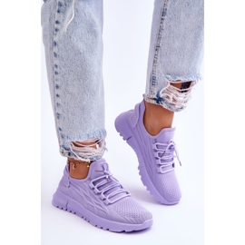 FB2 Pantofi slip-on pentru damă, violet Rosett 6