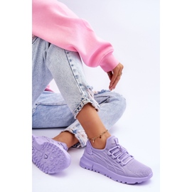 FB2 Pantofi slip-on pentru damă, violet Rosett 9