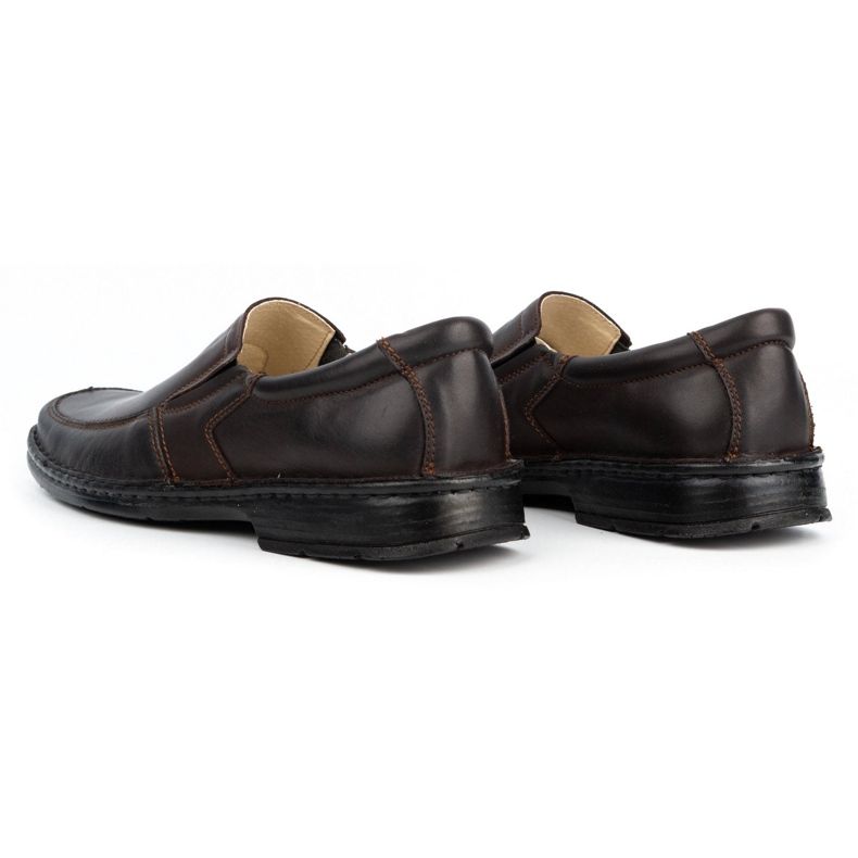 WASAK Pantofi slip-on pentru bărbați din piele 0114W maro 4 WASAK Pantofi slip-on pentru bărbați din piele 0114W maro 4