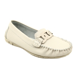 Mocasini de dama din piele Filippo DP4547 bej 6