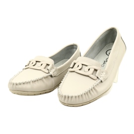 Mocasini de dama din piele Filippo DP4547 bej 8
