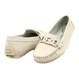 Mocasini de dama din piele Filippo DP4547 bej 9