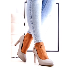 Geacă de damă pe toc Gri Sergio Leone Campbell 2