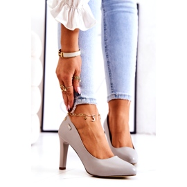 Geacă de damă pe toc Gri Sergio Leone Campbell 1