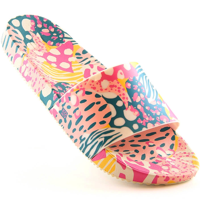 Papuci de dama comozi, elastici, parfumati multicolori ZAXY Manifestar Color Slide HH285097 1