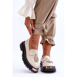 Lonisa Lonis Clasici Mocasini Cu Ciucuri Bej 1 Lonisa Lonis Clasici Mocasini Cu Ciucuri Bej 1