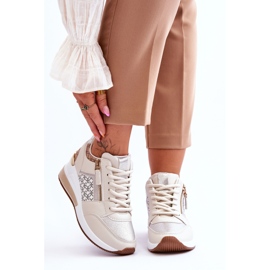 Pantofi de damă la modă cu pană Beige Jolly bej 1