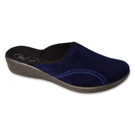 Befado papuci dama pu 552D019 bleumarin albastru 2