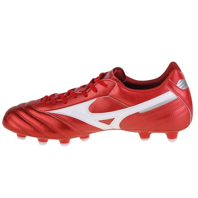 Pantofi de fotbal Mizuno Morelia Ii Pro Md M P1GA221360 roșu portocale si rosii 1