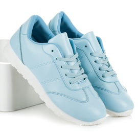 Vices New Collection Legați pantofi de damă albastru 4