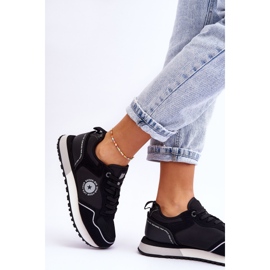 Pantofi de damă cu sistem de spumă cu memorie Big Star LL274541 Negri negru 2