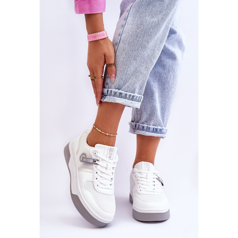 Pantofi clasici cu sistem de spumă cu memorie Big Star LL274A024 Alb 1