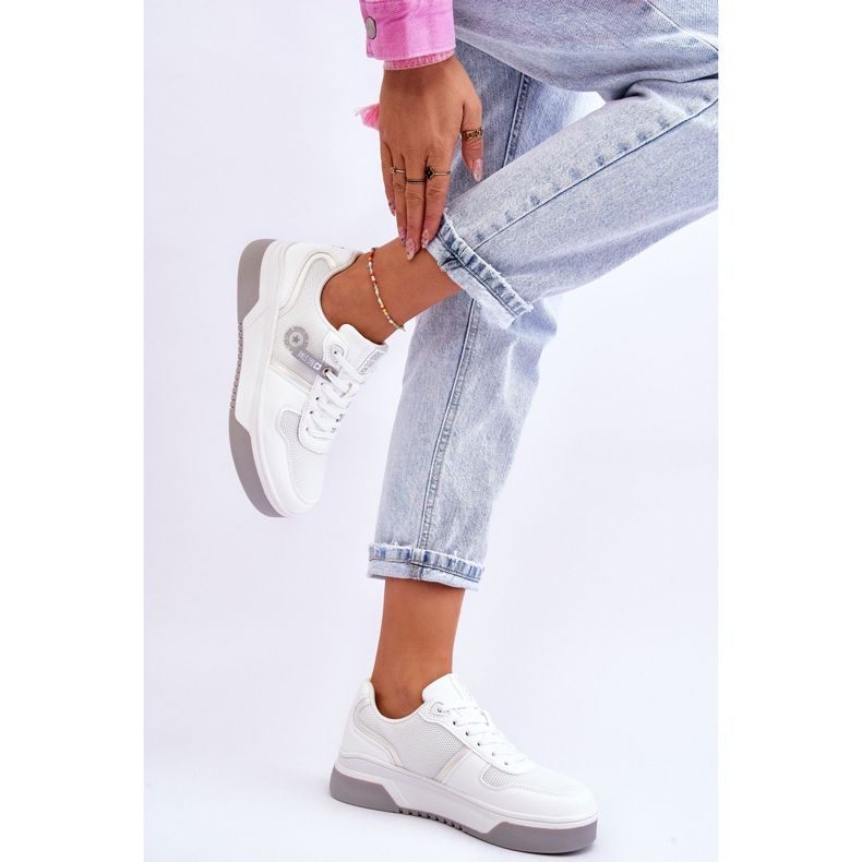 Pantofi clasici cu sistem de spumă cu memorie Big Star LL274A024 Alb 2